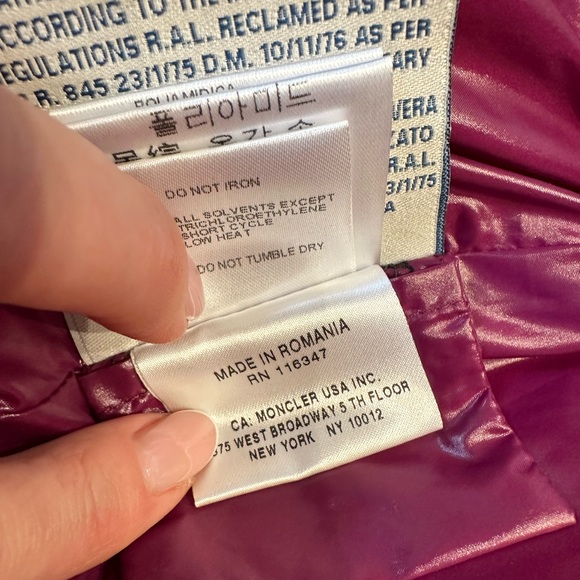 Moncler JACKET ( G32-003) Size 00. Class #1. - Picture 11 of 15